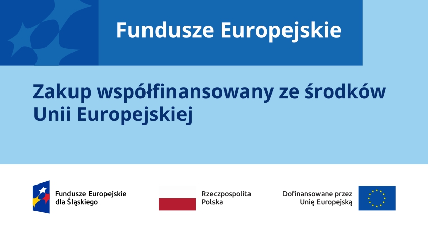 Fundusze Europejskie dla Śląskiego, Rzeczpospolita Polska oraz Dofinansowane przez Unię Europejską.